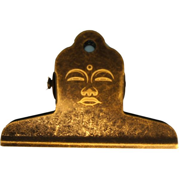 【奈良みやげ】リアル大仏クリップ　ゴールド