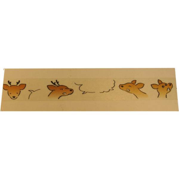 【奈良みやげ】よくしゃべる鹿のマスキングテープ