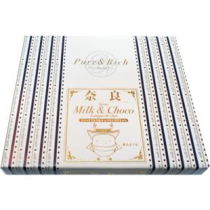 【奈良みやげ】まんとくん　サクサク美味しい♪スイートミルク＆チョコラングドシャー　16枚入