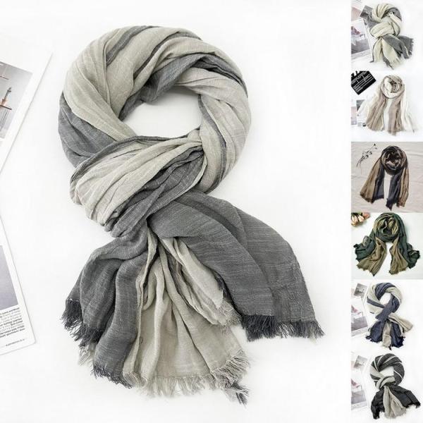 ストール マフラー きれいめ バイカラー 大判 肩掛け ひざ掛け ショール 着物 羽織 春夏秋 レデ...