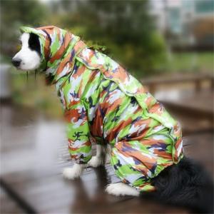 犬用 レインコート ポンチョ 迷彩柄 レイング...の詳細画像2