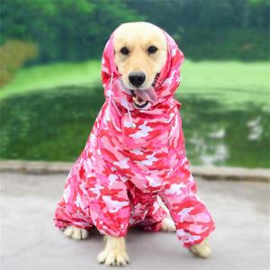 犬用 レインコート ポンチョ 迷彩柄 レイング...の詳細画像3