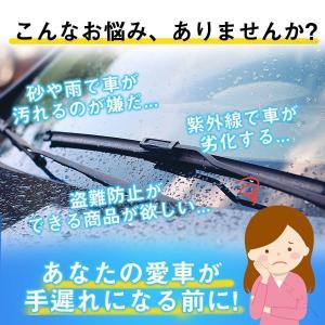 ハーフボディーカバー 厚手 極厚 車用 カーカ...の詳細画像2