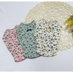 kiki flower cropped top 犬の服 犬服 新作 夏 ショート丈 クロップド