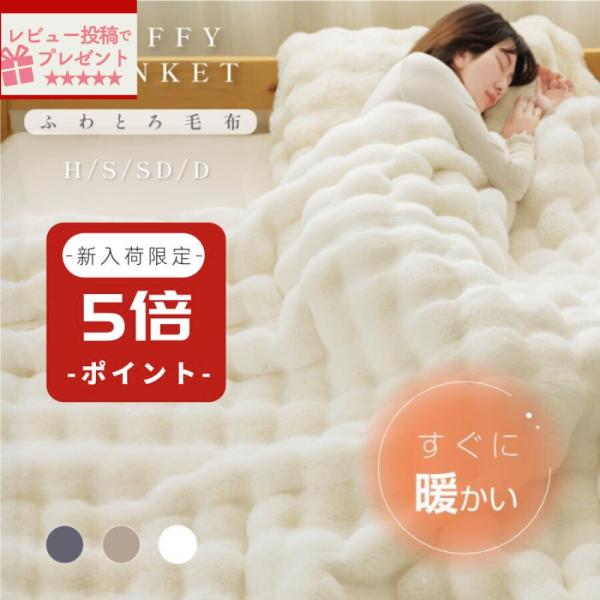 毛布 ふわとろ毛布 高品質 極温 シングル 2025年新型 暖かい 秋 冬 ブランケット 掛毛布 マ...