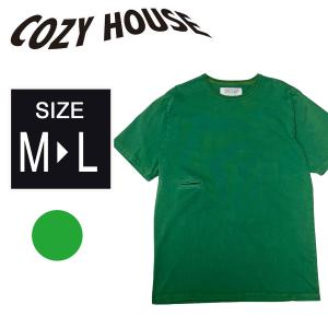 Tシャツ メンズ 半袖 無地 綿 ストリート 厚手 アメカジ おしゃれ オーバーサイズ 丸首 コットン 大きめ cozyhouse ガーメントダイ｜nariyuki-market