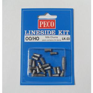 PECO LK-23 OO/HOスケール 大型ミルク缶 (24個入)