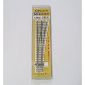 PECO SL-385 Nゲージ (9mm) 脱線ポイントレール(左) コード80