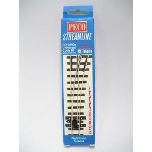 PECO SL-E491 OO-9/HOe (9mm) 小型ポイントレール(右) コード80