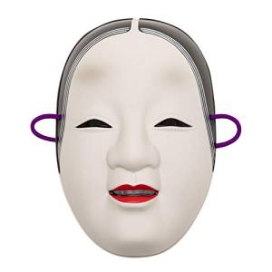 Party City 民芸お面 女能面 小面 白