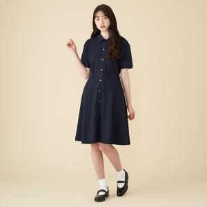 ポンポネットジュニア(pom ponette junior)フロントボタンカノコ