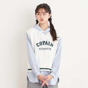 ポンポネットジュニア(pom ponette junior)Tパーカジャガードロゴ