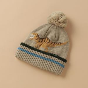 クレードスコープ(kladskap)恐竜ジャカード編みニット帽