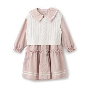 mezzo piano ワンピース&ボレロ 35thビーズ刺しゅうニットワンピース・ボレロ・チョーカーセット