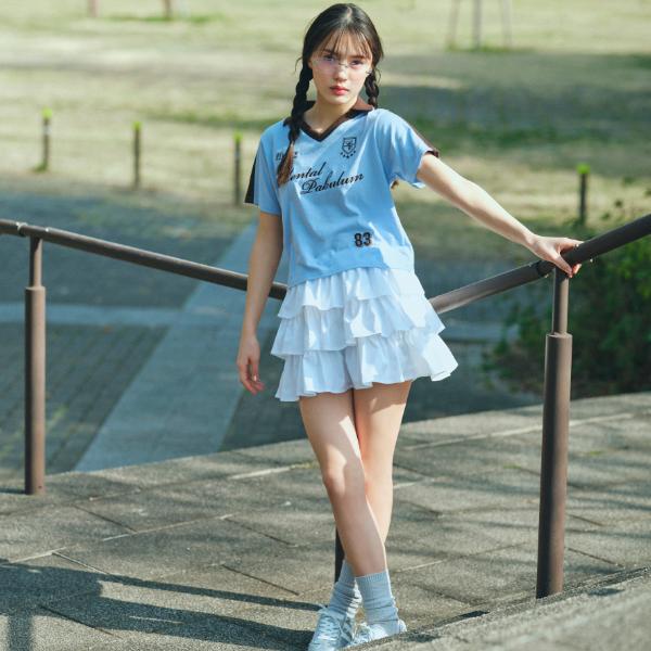 ラブトキシック(Lovetoxic)ティアードフリルスカート【O_50】【outlet】