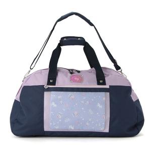 メゾピアノジュニア(mezzo piano junior)ポーチつき配色切り替えボストンバッグ