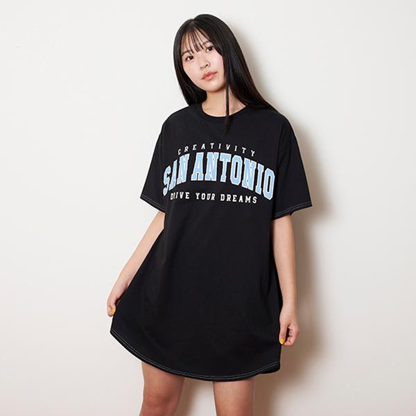 ラブトキシック(Lovetoxic)【接触冷感】Tシャツワンピース