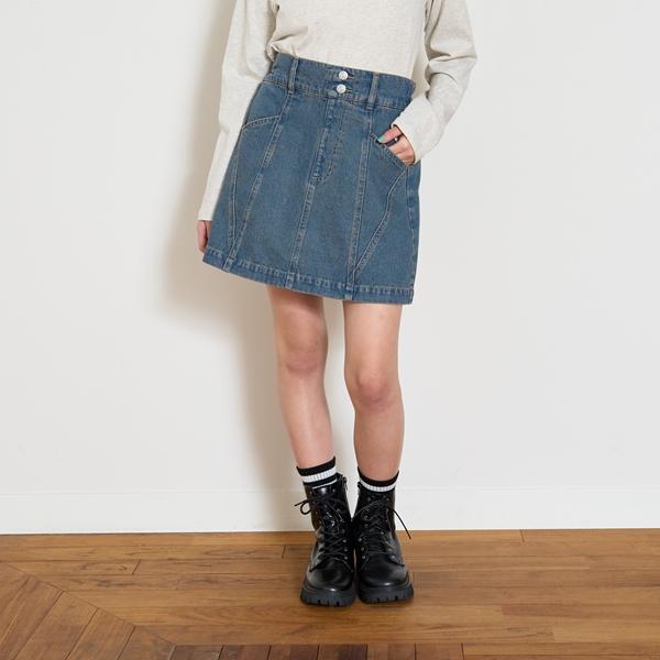 ラブトキシック(Lovetoxic)オシャ見え切替えスカート【O_50】【25SS】【SSSL】