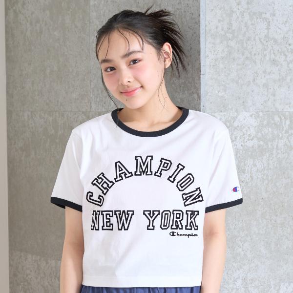 ラブトキシック(Lovetoxic)【Champion】リンガー半袖Tシャツ【O_50】【outle...