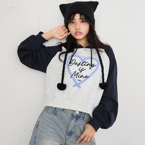 ラブトキシック(Lovetoxic)【LTXC】ラグランプルパーカ【O_50】【outlet】【re...