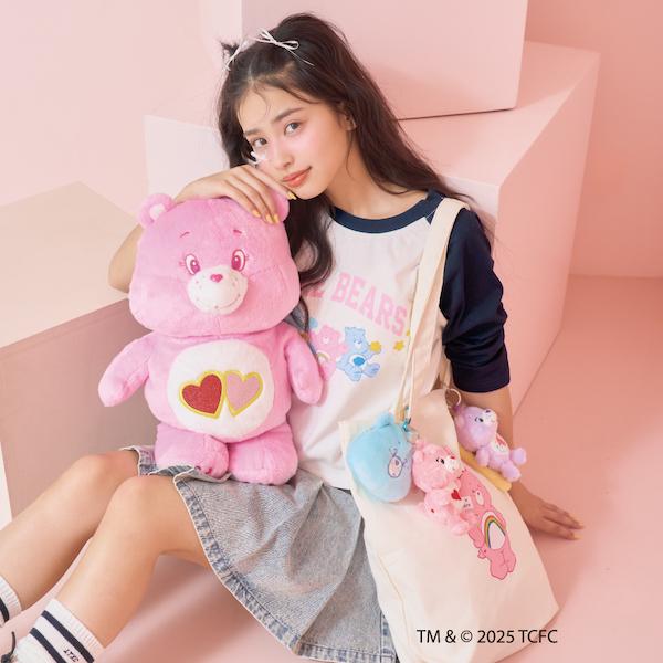 ラブトキシック(Lovetoxic)【ケアベア】ラグランクロップド長袖Tシャツ【O_50】【outl...