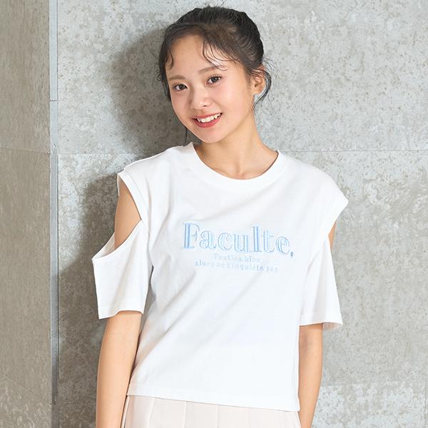 ラブトキシック(Lovetoxic)オーガビッツ肩アキTシャツ【O_50】【outlet】