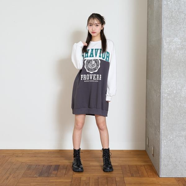 ラブトキシック(Lovetoxic)【LTXC】バイカラープルワンピース【O_50】【outlet】