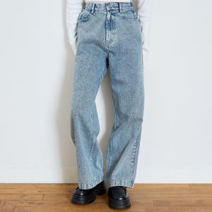 ラブトキシック(Lovetoxic)'オシャ映えストーンデニムパンツ'【40％OFF】【SALE】【O_40】【26SS】【SSSL】【高評価レビューLT】【ゆるボトムLT】