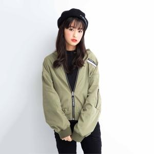 ラブトキシック(Lovetoxic)スライダーロゴテープリバーシブルブルゾン【O_30】【outlet】