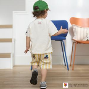 プティマイン(petit main)【きかんしゃトーマス】布帛ハーフパンツ【40％OFF】【SALE】【O_40】【26SS】【SSSL】【2026THOMAS】【restock0717】