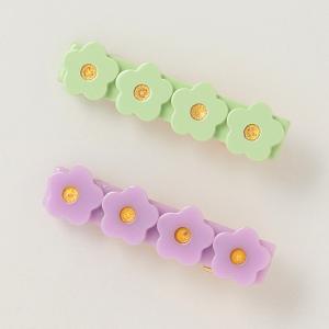 プティマイン(petit main)お花ヘアクリップ2P