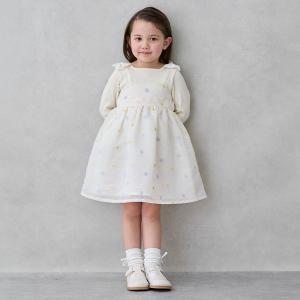 プティマイン(petit main)【リンク】花刺しゅうワンピース(キッズ)【50％OFF】【SALE】【O_50】【outlet】｜ナルミヤオンラインYahoo!ショッピング店