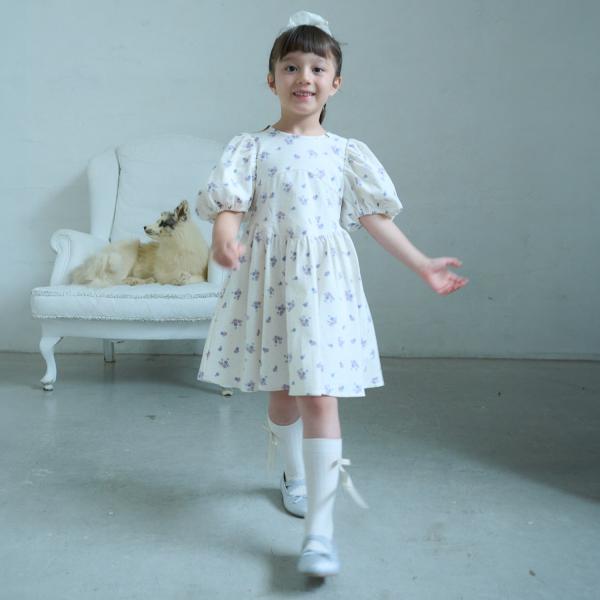 プティマイン(petit main)【リンク】袖パフワンピース【restock_PM2603】【50...