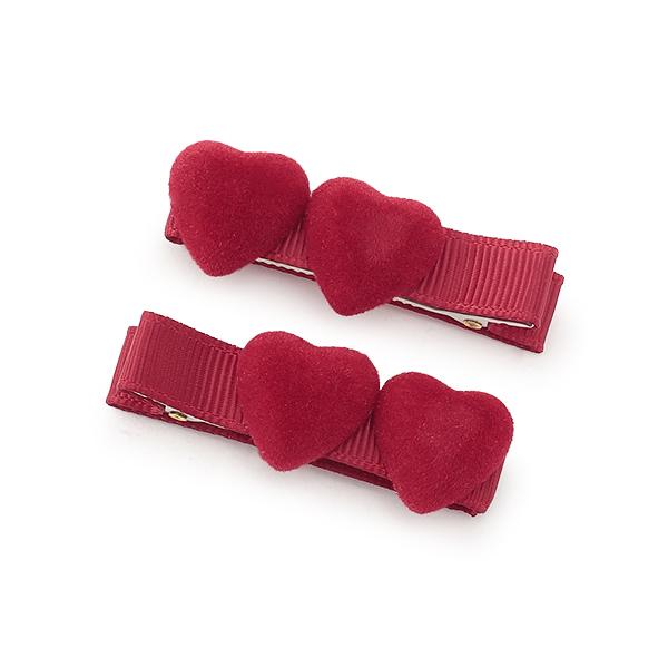 プティマイン(petit main)ハートヘアクリップ 2P【20％OFF】【SALE】【O_29】...