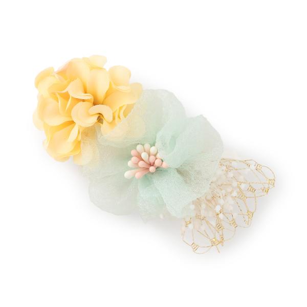 プティマイン(petit main)お花ヘアクリップ