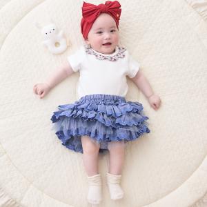 プティマイン(petit main)レースフリルパンツ【20％OFF】【SALE】【O_29】【26SS】【SSSL】【restock0717】【restock202608】