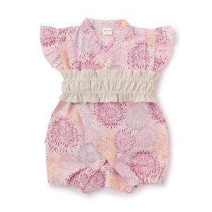 プティマイン(petit main)BABY GIRLS甚平【60％OFF】【SALE】【O_60】【26SS】【SSSL】