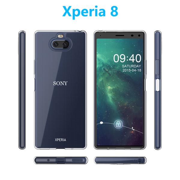 Xperia 8/Xperia 8 Liteソフト クリア TPU スマホケース SOV42 SOV...