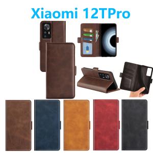 Xiaomi 12TPro 手帳型 PUレザー 保護ケース Leather Case カード収納 スタンド シャオミ ジュウニテープロ TPU スマホカバー 収納ホルダー シンプル ビジネス