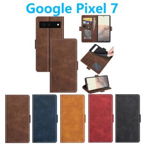 Google Pixel 7 グーグル ピクセル7 セブン用 手帳型 PUレザー 保護ケース Leather Case カード収納 スタンド機能 TPUスマホカバー