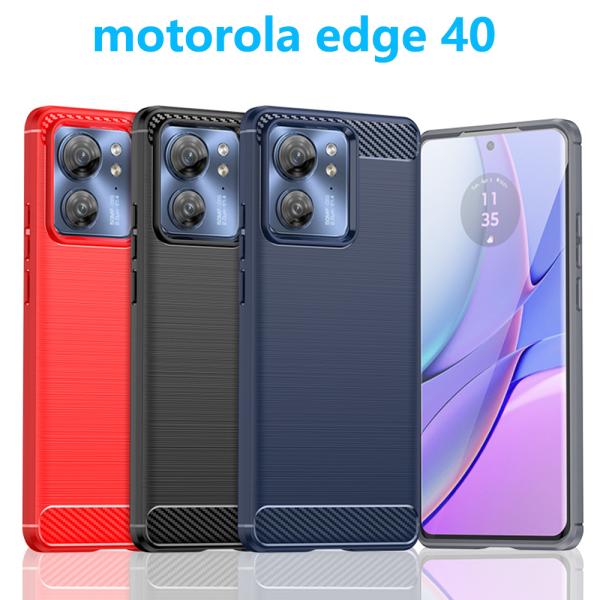 motorola edge 40 ケース TPU 透明 保護ケース 炭素繊維 吸収 シリコン モト ...