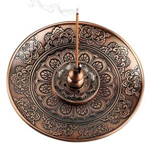 JULANIE お香立 お線香立 線香立て 香立て 仏壇用皿 インテリア香炉 真鍮製 香炉 多機能 香皿 癒しの線香 瞑想 睡眠 喫茶店