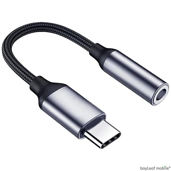タイプＣ イヤホン 変換 ブラック USB Type-C iPad Pro mini イヤホン 変換...