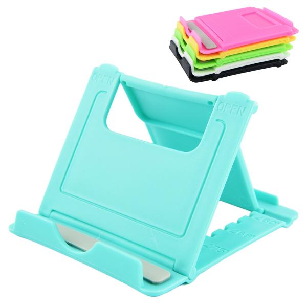 スマホ スタンド 6段階 角度調整 薄型 軽量 6色 コンパクト 折りたたみ 卓上 立て iPhon...