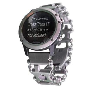 BestTechTool 腕時計アダプター LEATHERMAN TREAD対応 GARMIN腕時計対応 (Fenix 5x; Fenix 6x; Fenix 3, 3HR, 3Sapphire, Fenix 2, ステンレススチール-並行輸入