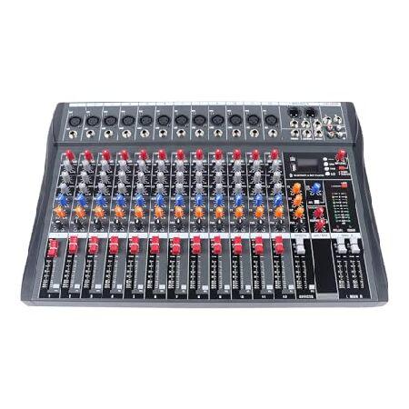 12 Channel Professional Powered Mixer with USB Slo...