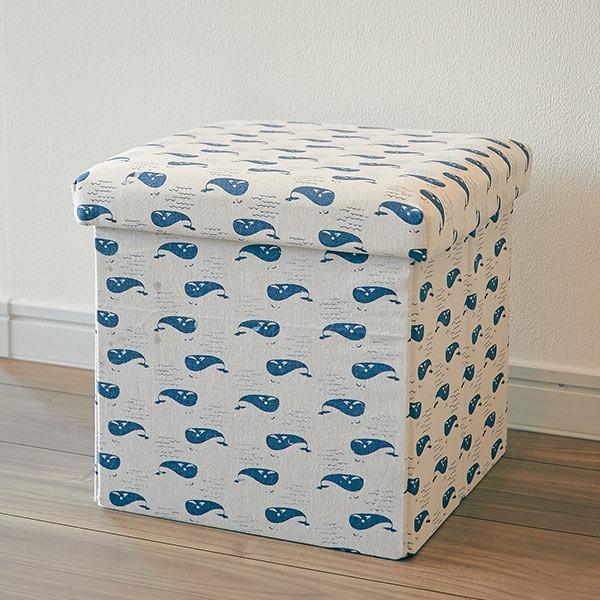 EN FANCE/アンファンス 座って しまえて 畳める 便利ボックス ホエール