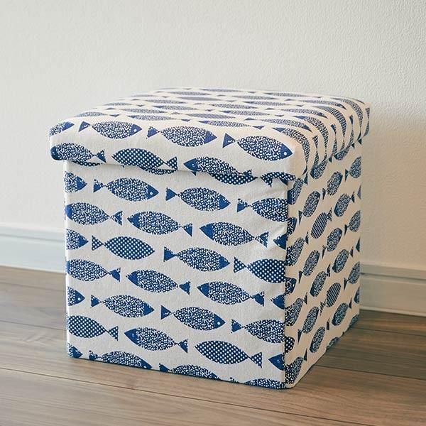 EN FANCE/アンファンス 座って しまえて 畳める 便利ボックス フィッシュ