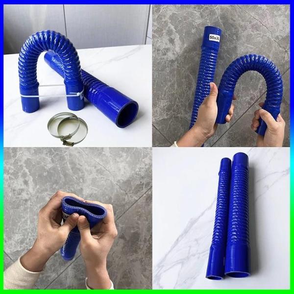並行輸入品 id2530 カーフレキシブルシリコンホース ラジエーター チューブ2つクランプ 32 ...