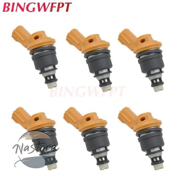 並行輸入品 rr543 6 個高性能 555cc nismo サイド燃料 インジェクター 16600...